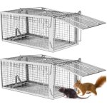 Lot de 2 pi�ges � rats sans cruaut� - pi�ge � rongeurs pour �cureuils, souris et rats, pi�ges � rats ...