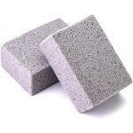 Lot de 2 pierres de nettoyage pour barbecue, bloc de nettoyage en pierre ponce, outil de nettoyage pour ...