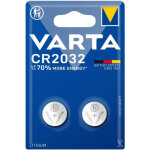 Lot de 2 piles bouton cr2032