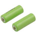 Lot de 2 piles rechargeables pour hagenuk classico nimh 1. 2v 400mah 0. 5wh vert