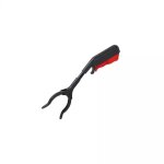 Lot de 2 pinces de pr�hension pour personnes �g�es avec gant � pois - 30 cm - pince de pr�hension courte ...