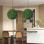 Relax4life - lot de 2 plantes de buis artificielles 48 cm résistantes aux uv, plantes en boules sphères, ... Relax4life - lot de 2 plantes de buis artificielles 48 cm résistantes aux uv, plantes en boules sphères, ...
