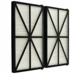 Lot de 2 plaques filtrantes pour robot tiger shark ? rcx70101pak2 ? noir - ymyny