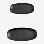 Ensemble de 2 plateaux belvere sklum noir Ensemble de 2 plateaux belvere sklum noir