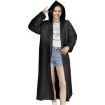 Lot de 2 ponchos de pluie portables et rutilisables, impermables pour hommes et femmes, lgers en eva ...