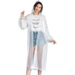 Lot de 2 ponchos de pluie portables et rutilisables, impermables pour hommes et femmes, lgers en eva ...