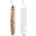 Lot de 2 porte - friandises pour perroquet, brochette de nourriture en acier inoxydable pour calopsitte ...