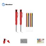 Lot de 2 porte - mines charpentier automatiques solides avec recharges crayon pour le dessin, travail ...
