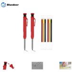 Lot de 2 porte - mines charpentier automatiques solides avec recharges crayon pour le dessin, travail ...