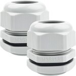Lot de 2 presse - �toupes m36 �tanches ip68 pour bo�te de d�rivation, bo�te de distribution, bo�te � ...