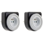 Lot de 2 programmateurs m�caniques - noir - otio