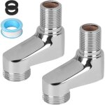 Lot de 2 s - raccord g1 / 2 � g3 / 4, raccord excentr� mitigeur bain douche r�glable 75 - 225mm, raccord ...