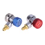 Lot de 2 raccords rapides climatisation automobile r134a systmes de climatisation haute pression basse ...
