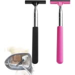 Lot de 2 raclettes de pare - brise de voiture, raclette de fen�tre de voiture, essuie - glace t�lescopique, ...