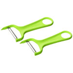 Lot de 2 rasoirs � l�gumes, �plucheurs � l�gumes 14 cm fackelmann