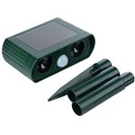 Lot de 2 r�pulsifs solaires pour chats de jardin, r�pulsifs � ultrasons pour chats pour une utilisation ...
