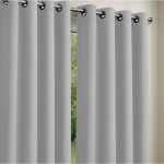 Lot de 2 rideaux obscurcissants 135 x 240 cm gris perle