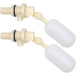 Lot de 2 robinets � flotteur 1 / 2' pour abreuvoirs, robinets � boisseau sph�rique � arr�t automatique ...