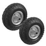 Lot de 2 roues gonflables pour chariot 4. 10 / 3. 50 - 4 - alsage 20 mm - linxor