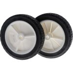 Basetbl - lot de 2 roues pour tondeuse  gazon diamtre 150mm alsage 12. 7mm