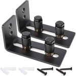 Lot de 2 rouleaux de guidage au sol réglables pour bas de porte coulissante - noir - super lisse et silencieux ... Lot de 2 rouleaux de guidage au sol réglables pour bas de porte coulissante - noir - super lisse et silencieux ...