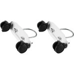 Lot de 2 roulettes pivotantes � 360� pour radiateur � bain d'huile, roulettes robustes pour radiateur ...