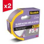 Lot de 2 ruban de masquage surfaces d�licates scotch�, 36 mm x 41 m, 1 rouleau / emballage, 100% pefc ...