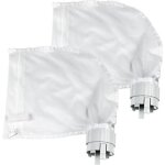 Lot de 2 sacs filtrants pour nettoyeur de piscine convient pour polaris360 et 380 nettoyeur de piscine ...