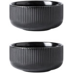 Lot de 2 saladiers, grand saladier de service, bol profond pour la cuisine, ensemble de bols en c�ramique ...