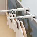 Lot de 2 s�choirs de voyage pour v�tements, �tendoir � linge extensible pour int�rieur et ext�rieur, ...