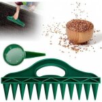 Lot de 2 semoir � graines semoir � graines de pr�cision semoir manuel r�glable � 12 trous outil de semis ...