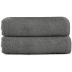 Lot 2 serviettes de bain 70x140 coton �ponge