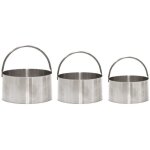 Lot de 2 sets de 3 emporte - pi�ces de 3 tailles diff�rents