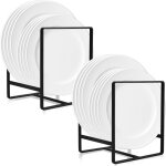 Lot de 2 supports d'assiettes, range assiette, range assiette placard, imperm�able et antirouille, aucune ...