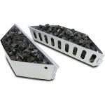 Lot de 2 supports de panier de barbecue au charbon de bois de 38, 1 x 12, 7 cm pour barbecues weber de ...