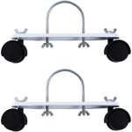 Lot de 2 supports de poulie mobiles spciaux pour chauffage lectrique, support de radiateur hydrolectrique, ...