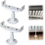 Lot de 2 supports de radiateur en aluminium, pied radiateur fonte, r�sistance au brouillard salin, support ...
