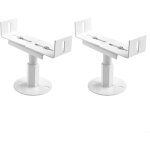 Lot de 2 supports de radiateur r�glables en aluminium pour radiateurs en fonte, pieds de support mont�s ...
