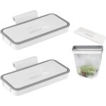 Lot de 2 supports de sac poubelle, accessoires de camping, poubelle suspendue, poubelle pliable, accessoires ...