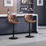 Woltu - lot de 2 tabouret de bar, tabouret de cuisine à hauteur réglable, chaise de bar pivotante en ... Woltu - lot de 2 tabouret de bar, tabouret de cuisine à hauteur réglable, chaise de bar pivotante en ...