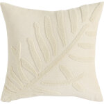 Lot de 2 taies d'oreiller brod�es fleur de jardin 45x45cm, housses de coussin �l�gantes pour salon, chambre ...