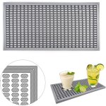 Lot de 2 tapis pour machine � caf� 15 x 30 cm, tapis �gouttoir absorbant, tapis � cocktails, accessoires ...