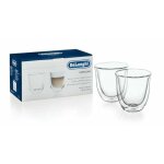 Lot de 2 tasses capuccino - 19 cl - delonghi
