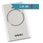 Lot de 2 t�l�commandes faac xt2 433 slh ? �metteur mural ? contr�le motorisation ? programmation simple ...
