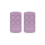 Lot de 2 tlcommandes fadini divo 71 lilas - frquence 433. 92 mhz - 4 canaux - rolling code - rfrence ...