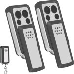 Lot de 2 tlcommandes de garage sdre - 114253 pour avidsen 114253 104257 104251 compatible avec la marque ...