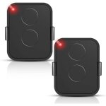 Lot de 2 tlcommandes on2e, metteur 2 canaux 433, 92 mhz, tlcommande pour portail, code tournant ...