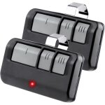 Lot de 2 t�l�commandes pour ouvre - porte de garage 893lm 893max chamberlain craftsman liftmaster, t�l�command ...