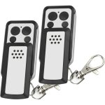 Lot de 2 tlcommandes de portail pour avidsen 114253 104257 104251 compatible avec la marque avidsen ...