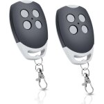 Lot de 2 t�l�commandes pour porte de garage - compatible avec t�l�commande ditec 433, 92 mhz gol4, bixlg4, ...